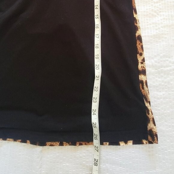 Blooming Jelly Black and Leopard Print Tee - Picture 8 of 11